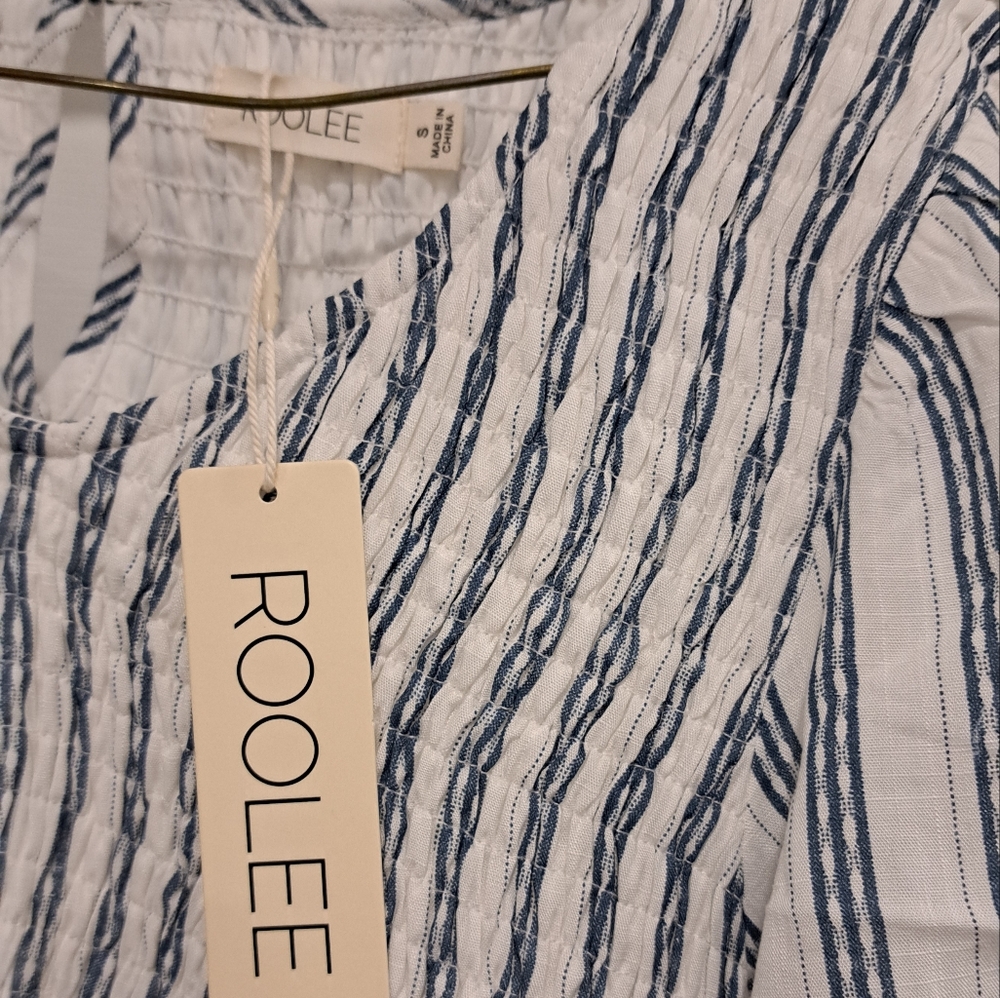 ROOLEE Smocked Midi Dress - Picture 2 of 5